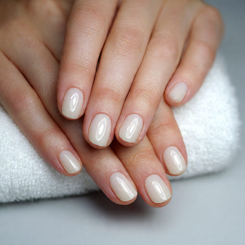 23 Natural Looking Nail Designs That Feel Soft, Clean & Timeless 10 natural nails buffed to high shine with