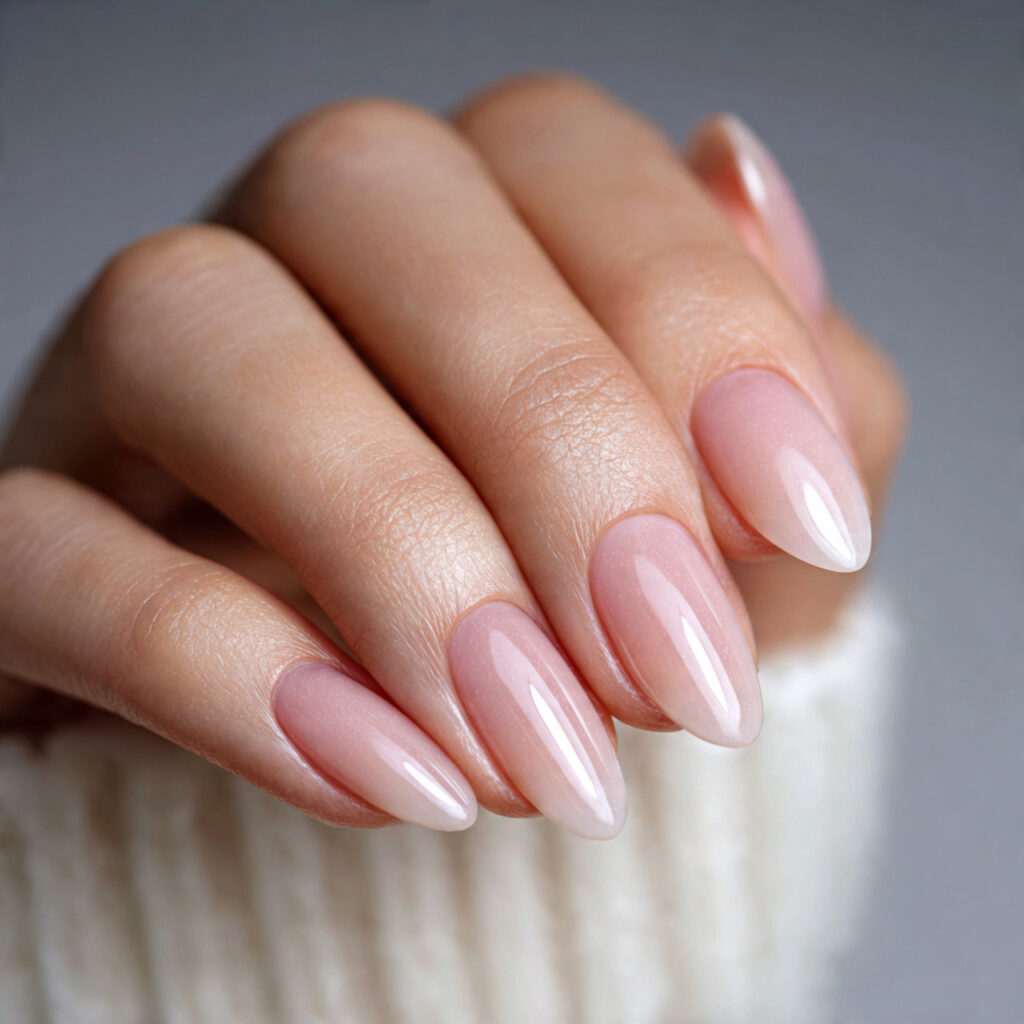 21 Simple Classy Nails 2026 That Look Clean and Elegant 8 natural nails with clear glossy topcoat only