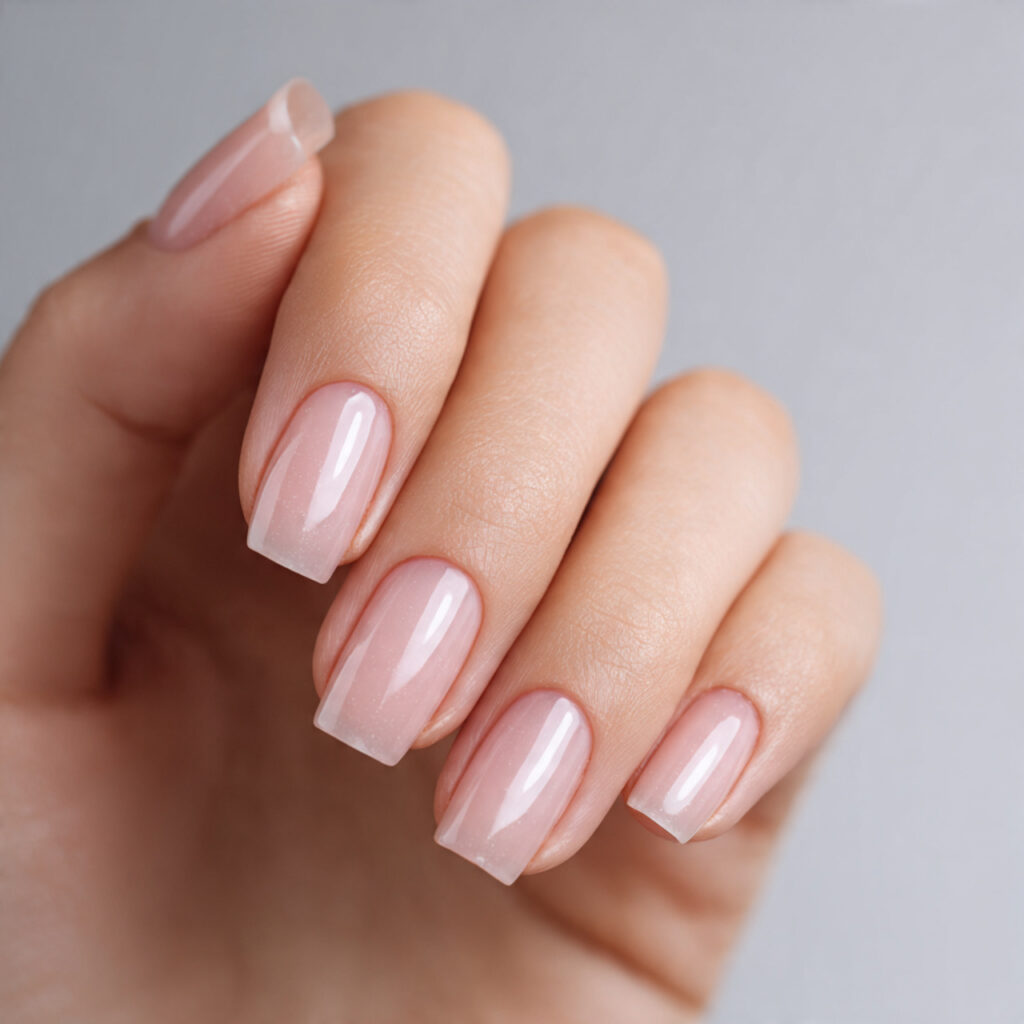 23 Natural Nail Trends 2026 That Feel Soft, Minimal, and Timeless 15 natural nails with jelly style translucent neutral polish