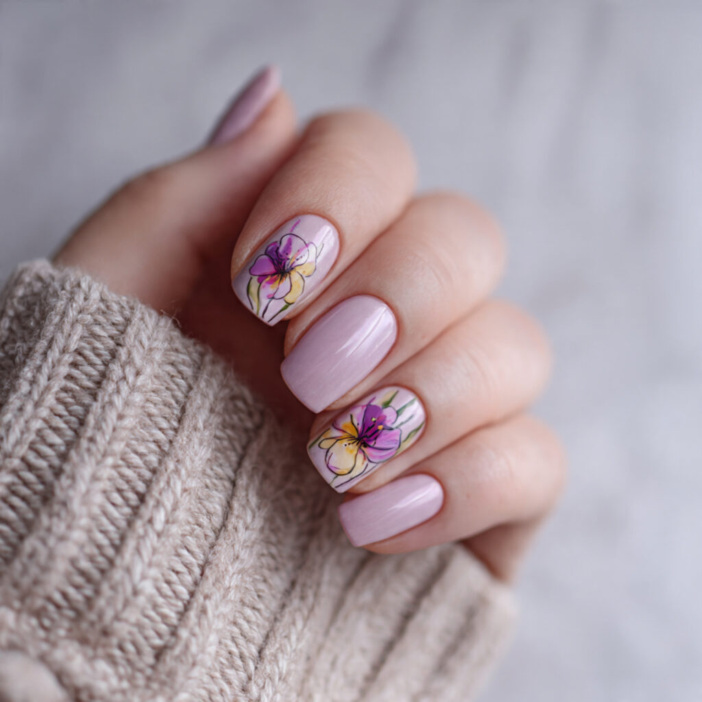 Minimal Line Flowers