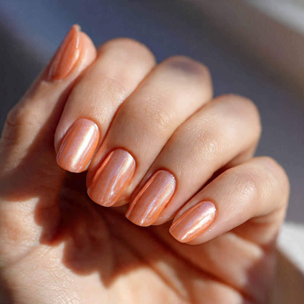 Peach Chrome Glow