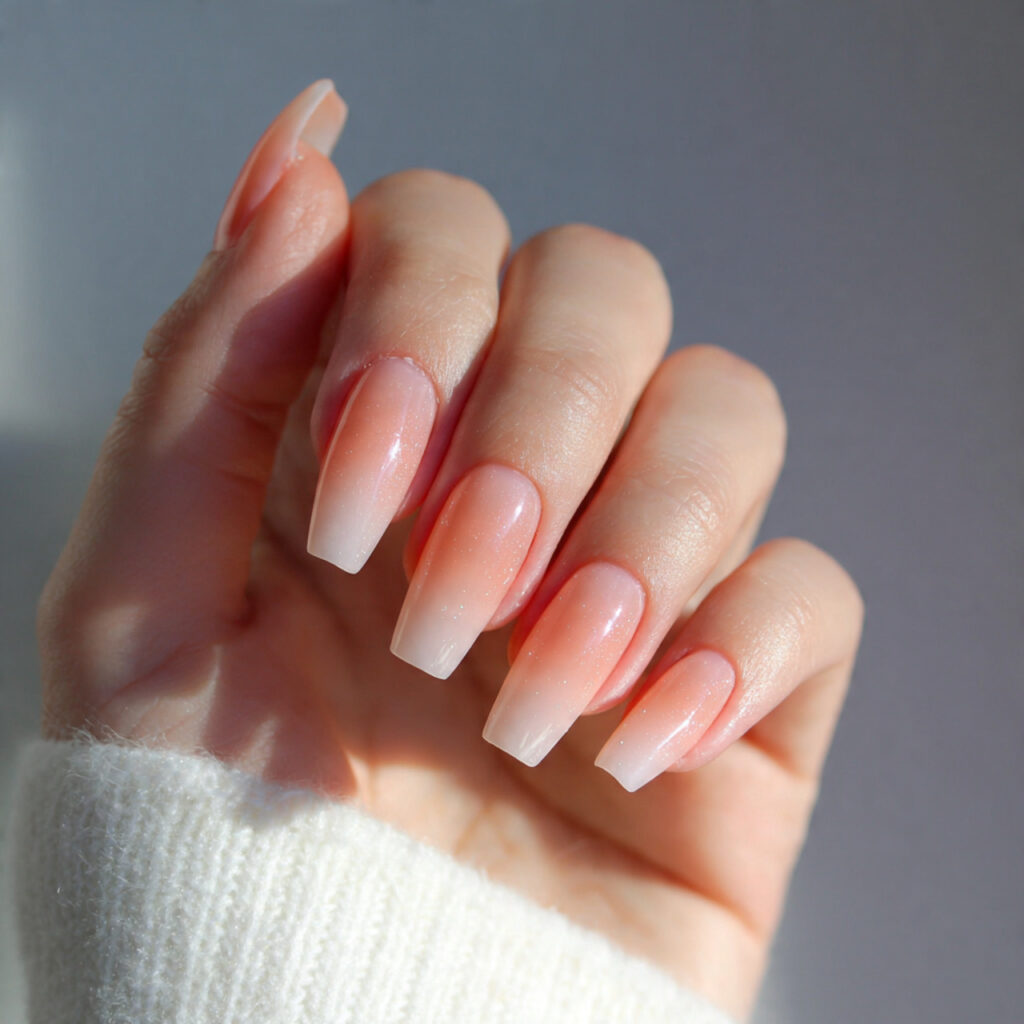 Peachy Cream Ombré
