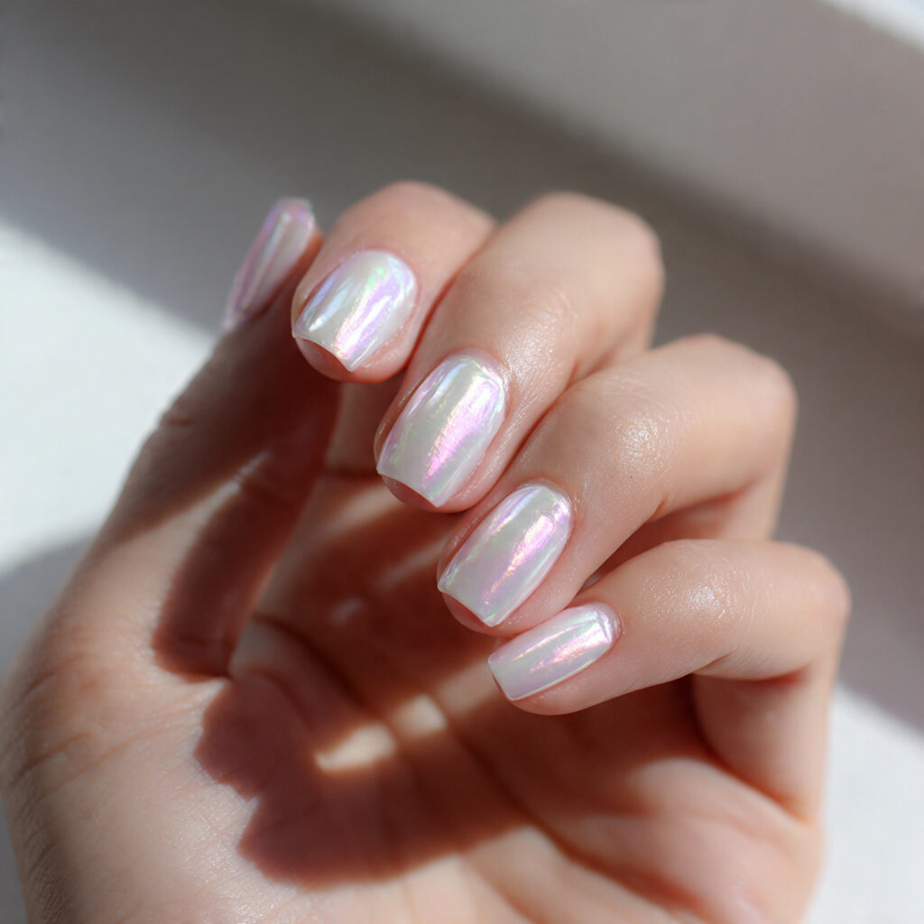 Pearl White Iridescent