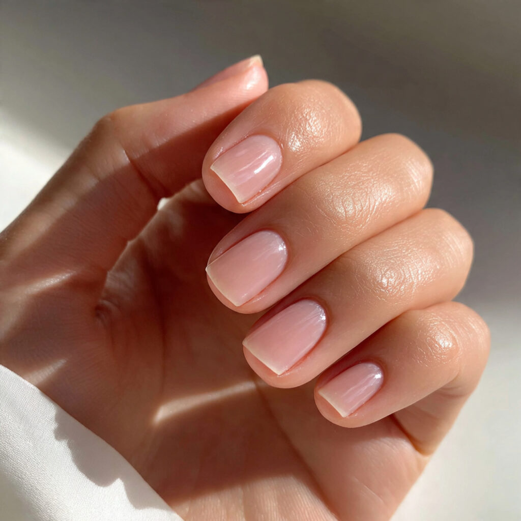 27 Clean Nails Aesthetic Ideas That Feel Fresh, Polished & Perfect Try These Today 3 Buffed Bare Nails