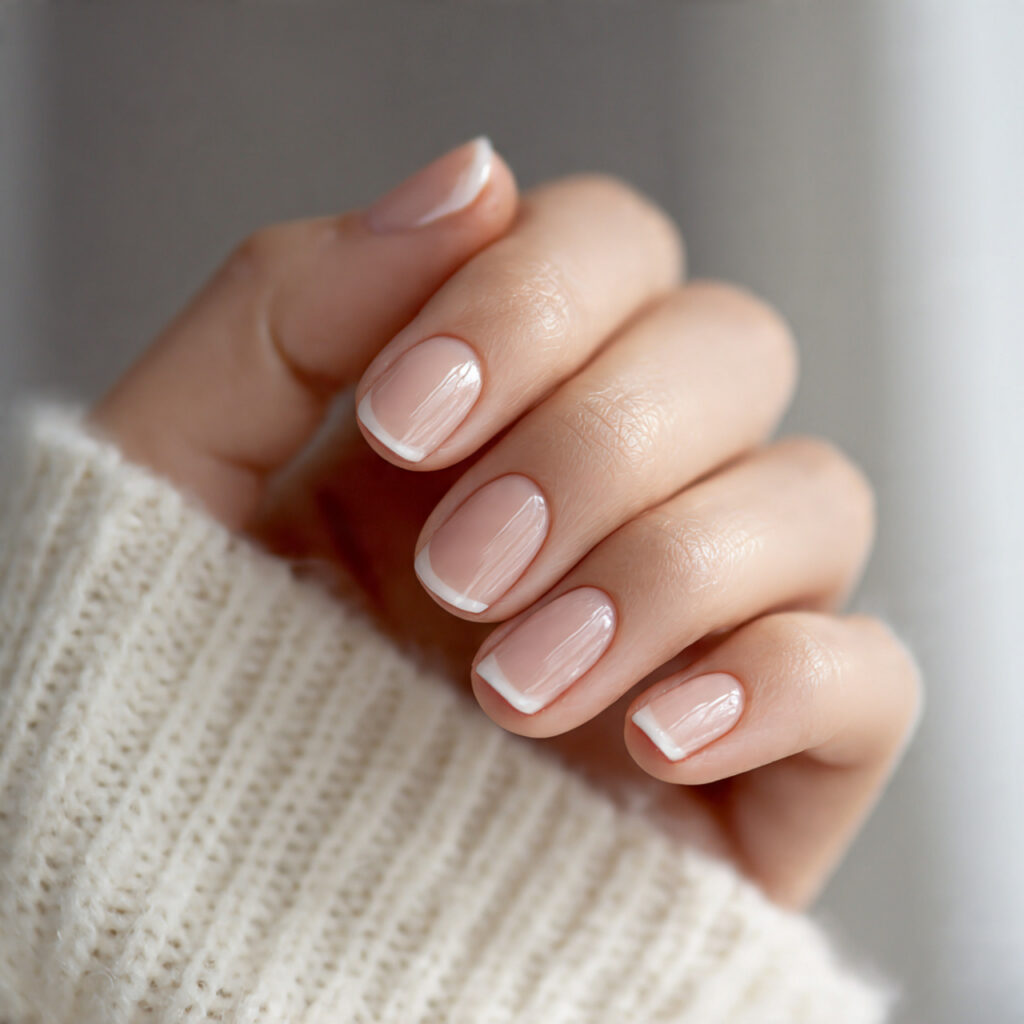 Half-Moon Manicure