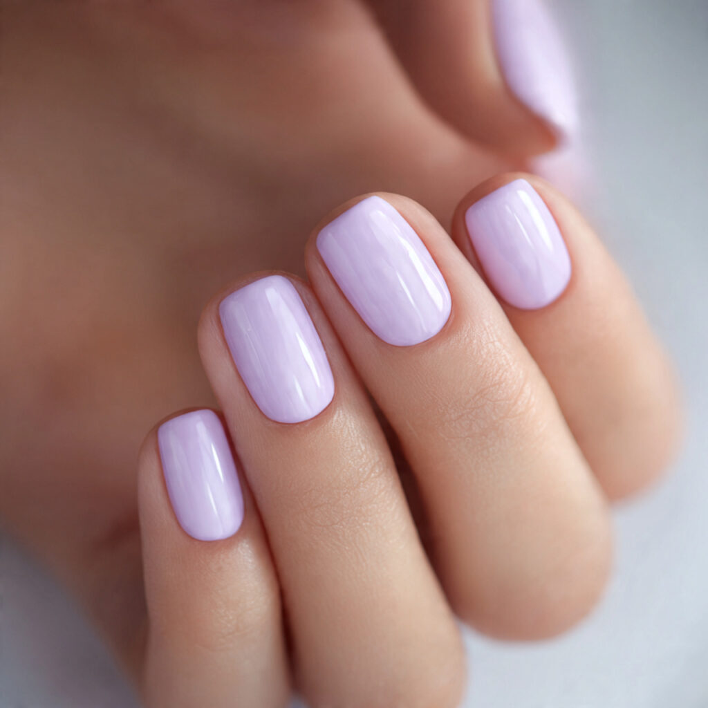 27 Clean Nails Aesthetic Ideas That Feel Fresh, Polished & Perfect Try These Today 8 Barely-There Lilac