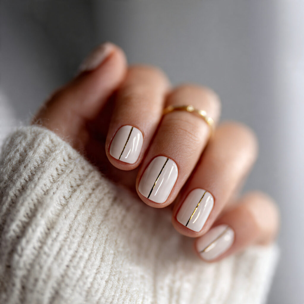 21 Simple Classy Nails 2026 That Look Clean and Elegant 20 sheer or neutral base with one thin