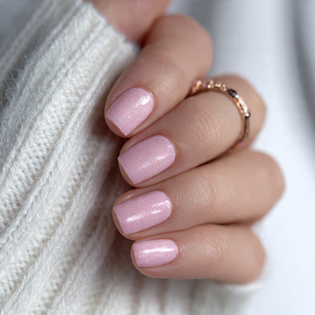 28 Classy Spring Nail Designs for Short & Trendy Nails 21 short nails painted in soft pink with