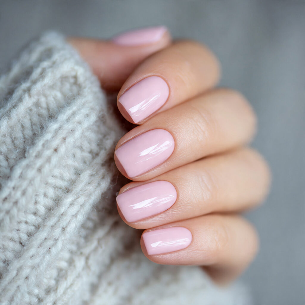 21 Simple Classy Nails 2026 That Look Clean and Elegant 2 short to medium nails with a sheer
