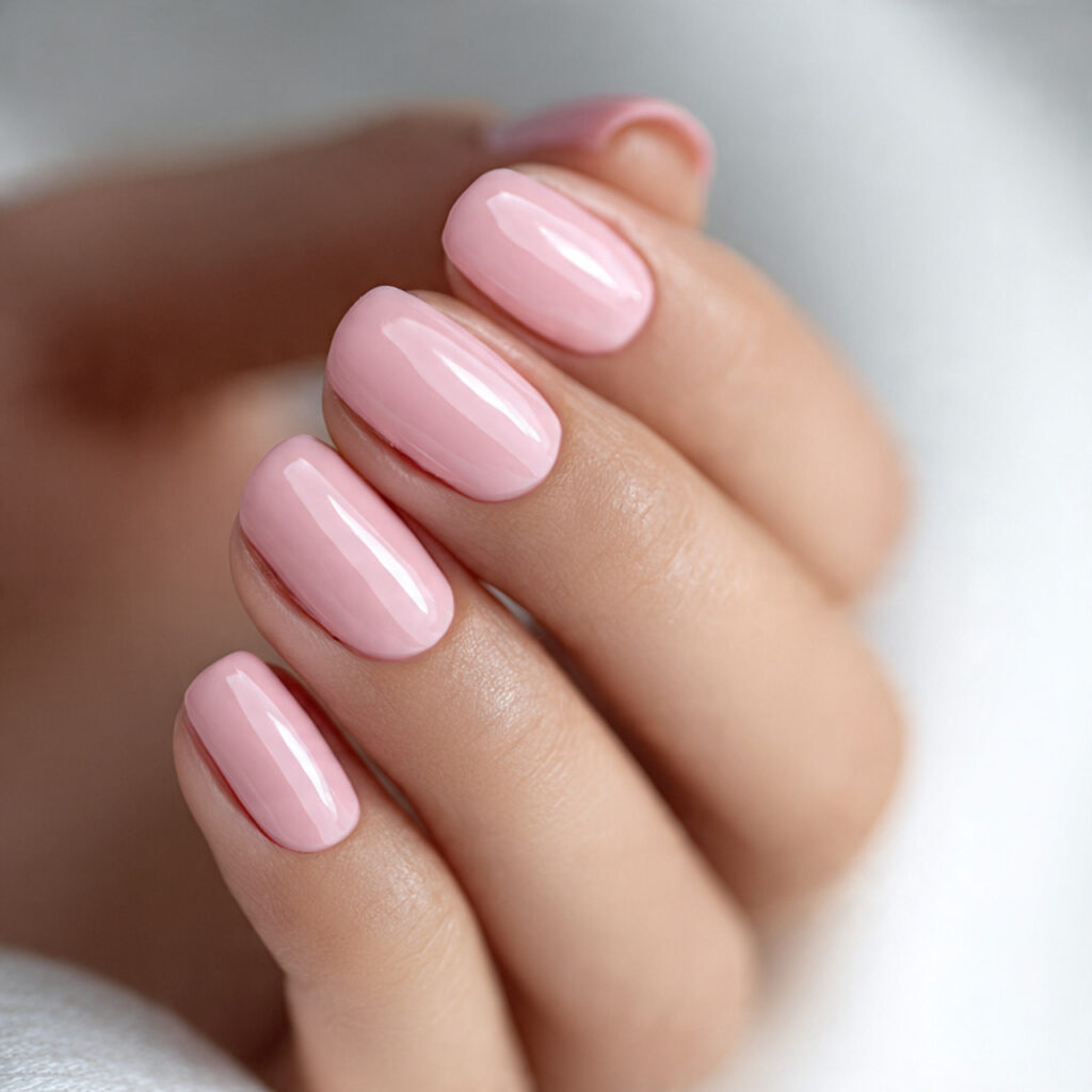 Glossy Blush Pink
