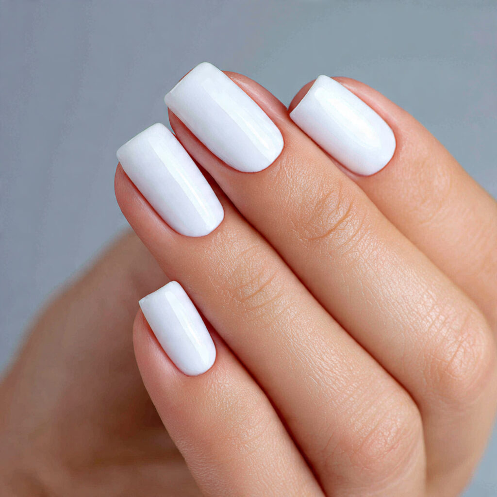 Pure White Square Shape