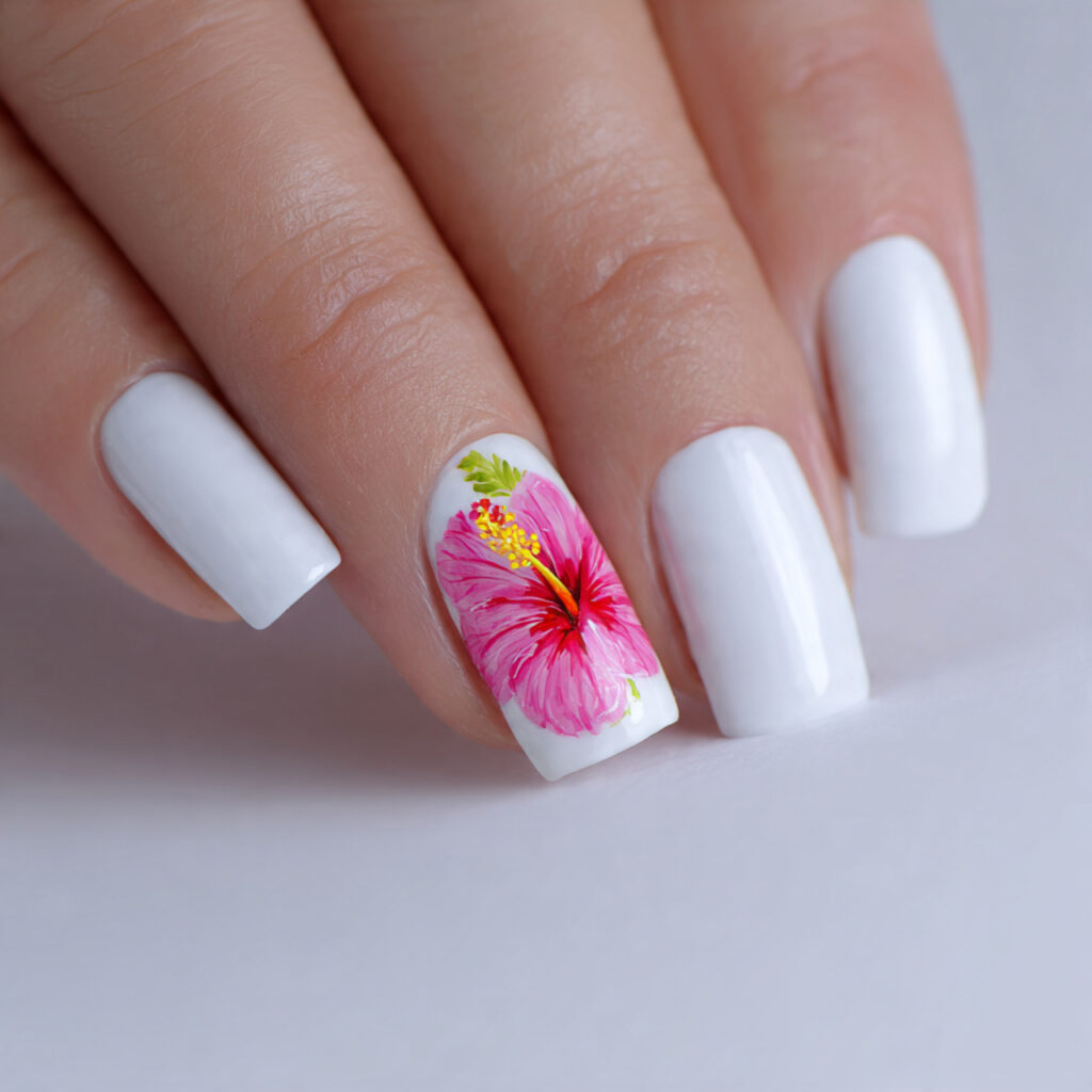 Hibiscus Flower Accent