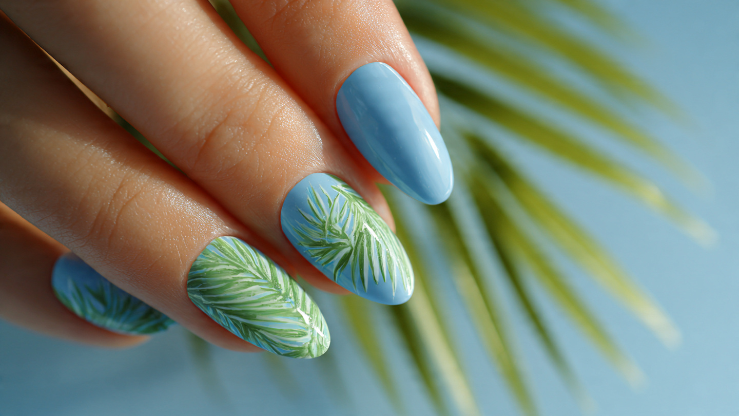 25 Simple Tropical Nail Ideas That Feel Fresh, Fun & Vacation-Ready Save These Now 1 Simple Tropical Nail Ideas