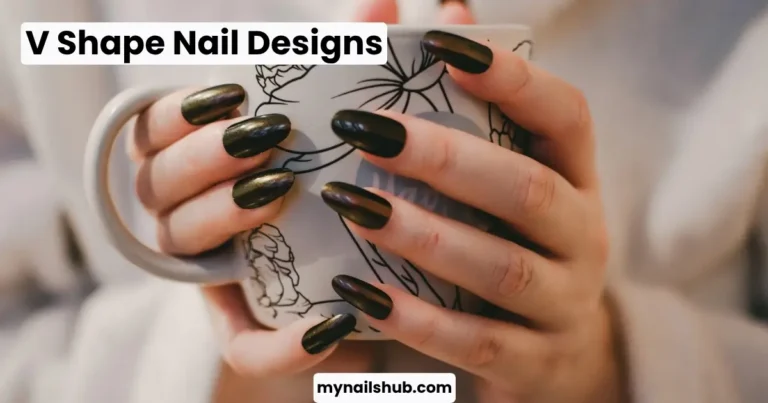 V Shape Nail Designs